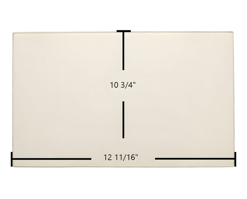 Ceramic Replacement Glass for Alaska Channing III - 12 11/16" x 10 3/4"