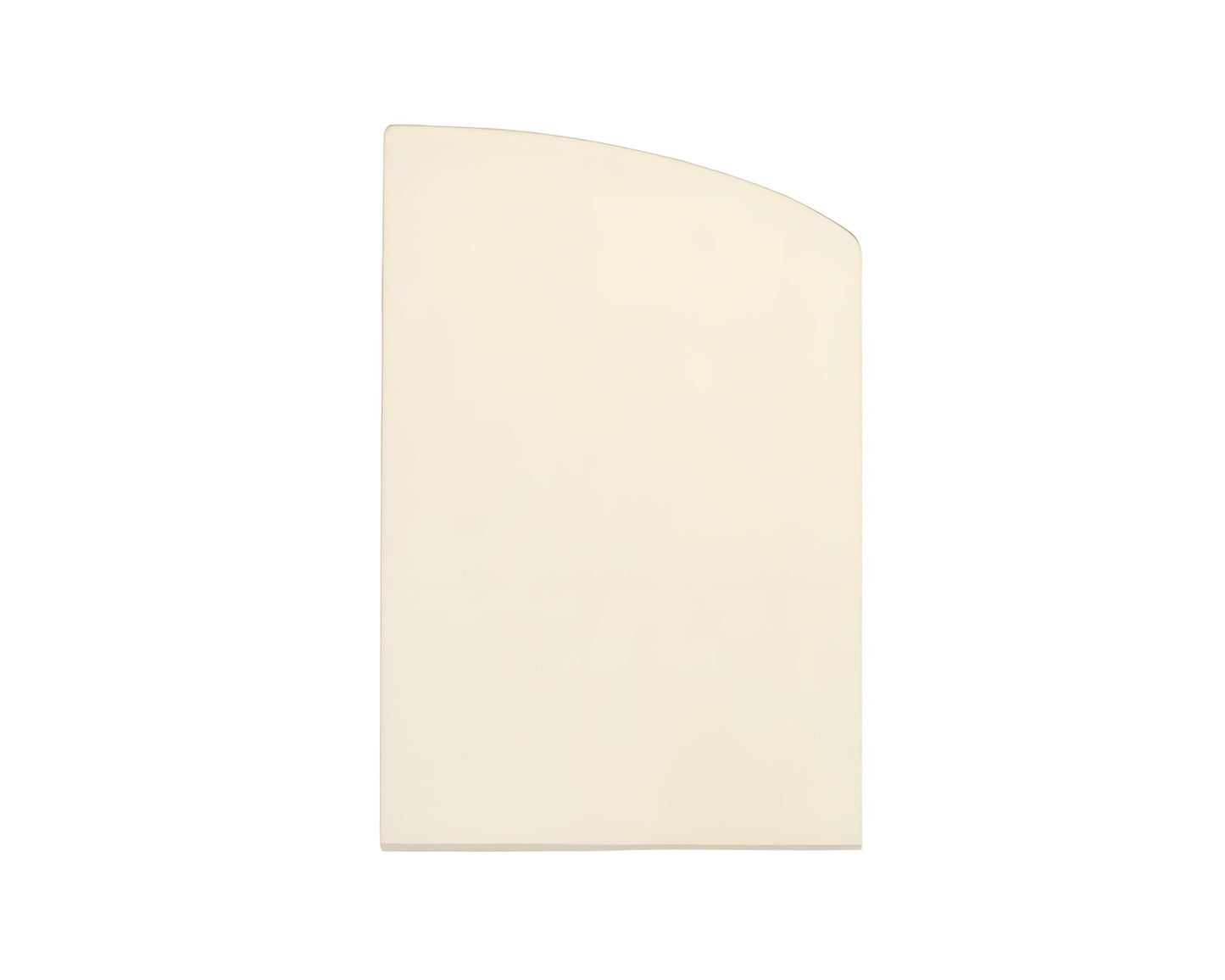 Ceramic Replacement Glass for American Energy Magnum Zero Clearance Double Door Glass - 10 13/16" x 16 1/4" Arched