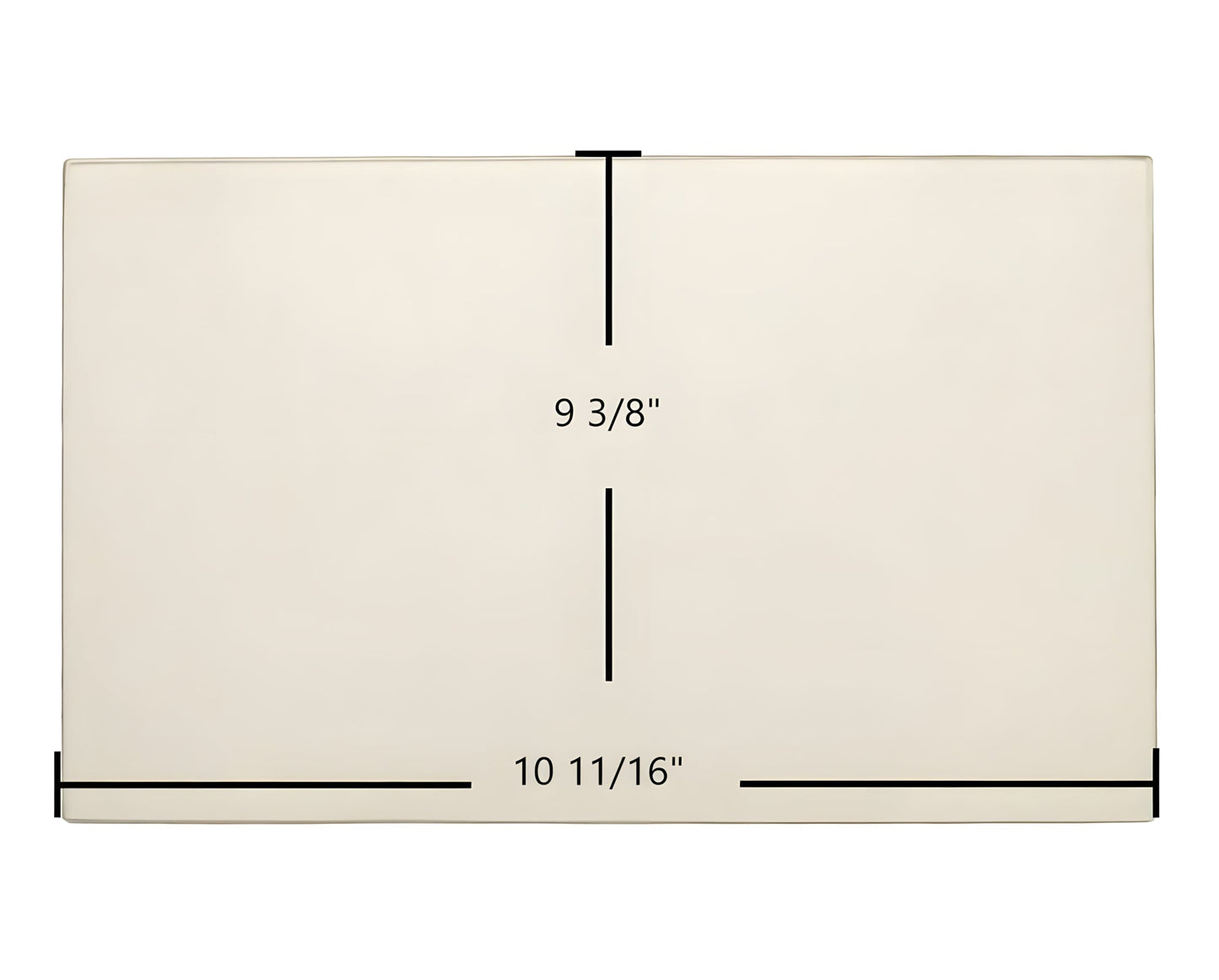 Ceramic Replacement Glass for Appalachian 36-BW (Old) Center Replacement Ceramic Glass |10 11/16" x 9 3/8" | Part #0610-8019B - 10 11/16" x 9 3/8"