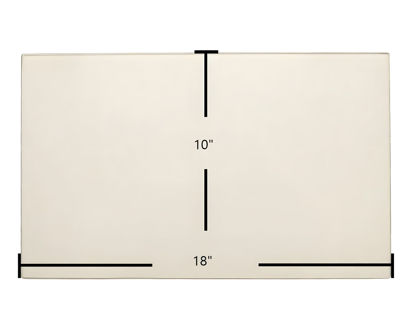 Ceramic Replacement Glass for Appalachian 7G1810 Ceramic Glass | 18" x 10" | Part #7G1810-19 - 18" x 10"