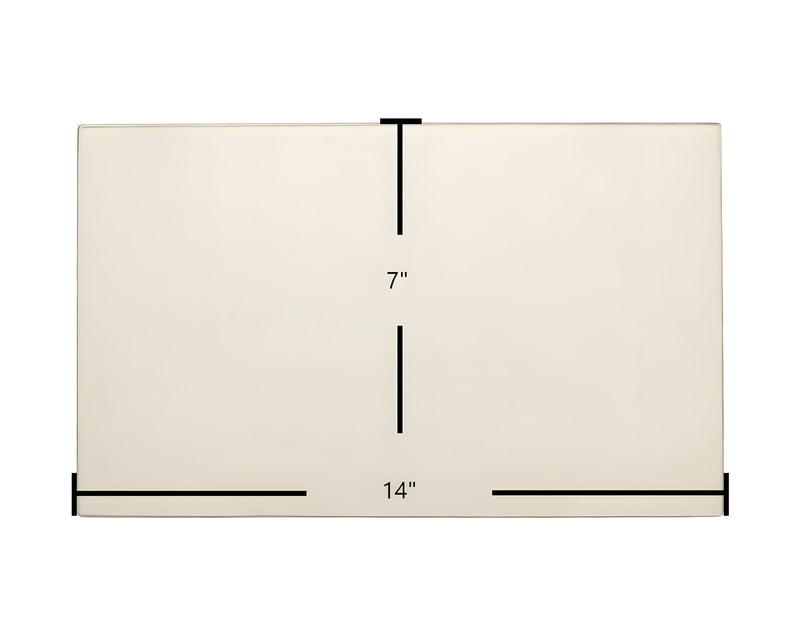 Ceramic Replacement Glass for Appalachian 7GAD Ceramic Glass | 14" x 7" | Part #7GAD-147 - 14" x 7"