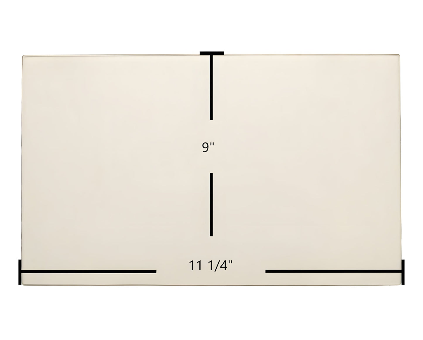 Ceramic Replacement Glass for Appalachian Gemini XL, 30 CD, 4N1XL, 52 Bay Center Ceramic Glass | 11 1/4" x 9" | Part #0610-8175 - 11 1/4" x 9"