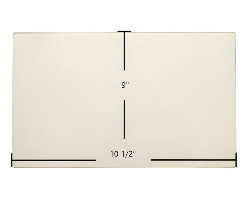 Ceramic Replacement Glass for Ashley Door Replacement Ceramic Glass | 9" x 10 1/2" - 9" x 10 1/2"