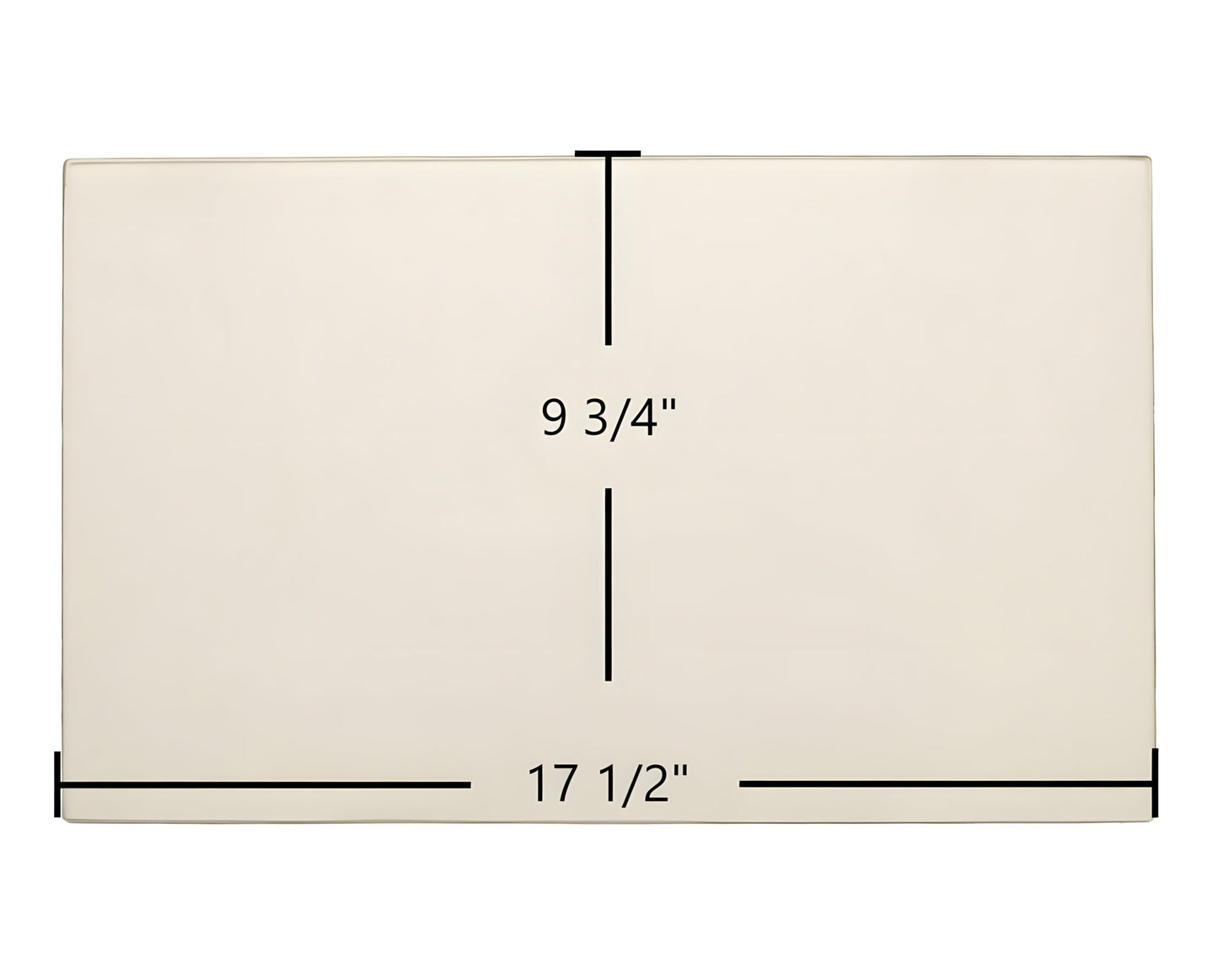 Ceramic Replacement Glass for Avalon Avanti Front Door Glass Replacement - 17 1/2" x 9 3/4"