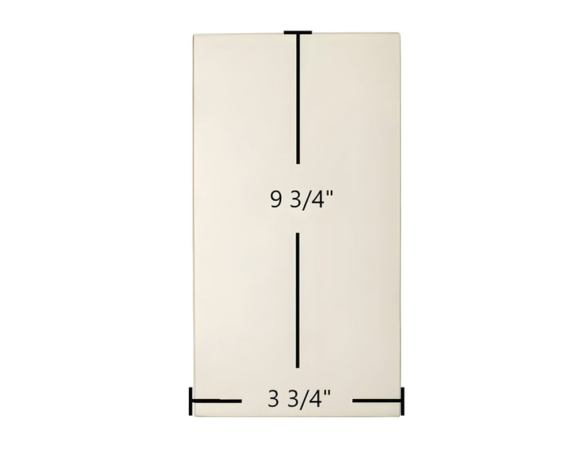 Ceramic Replacement Glass for Avalon Avanti Side Door Glass Replacement - 9 3/4" x 3 3/4"