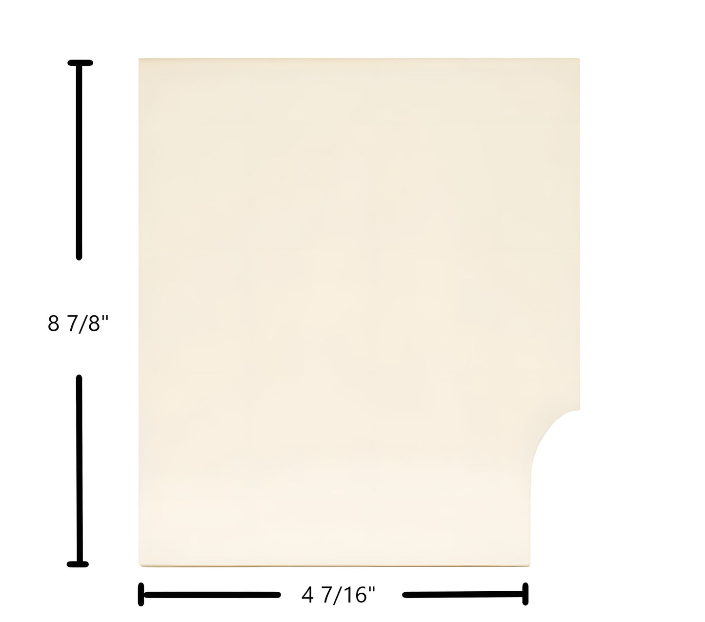 Ceramic Replacement Glass for Better Than Benâs Door Glass Replacement - 8 7/8" x 4 7/16"