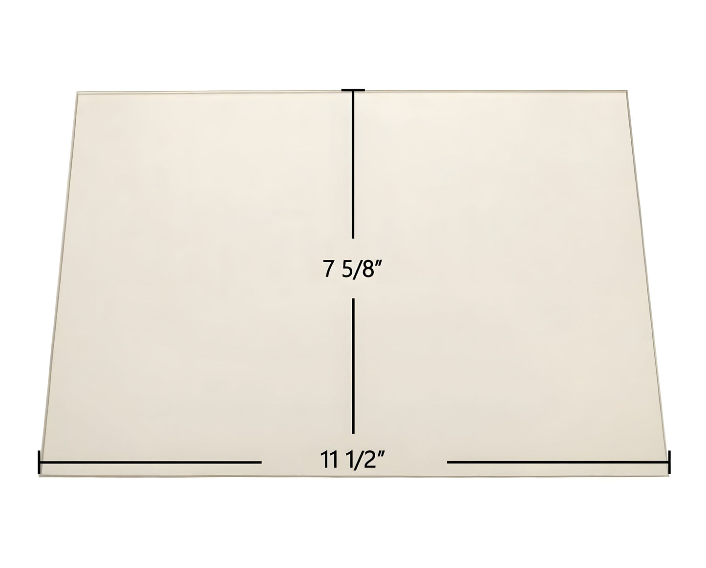 Ceramic Replacement Glass for Blaze King Princess PT-204 / PTJ-204 / PFJ-202 Door Glass Replacement - 11 1/2" x 7 5/8"