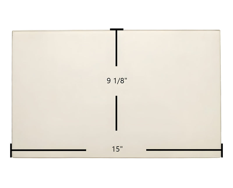 Ceramic Replacement Glass for Blaze King Royal Guardian RGT-3001 Door Glass Replacement - 9 1/8" x 15"