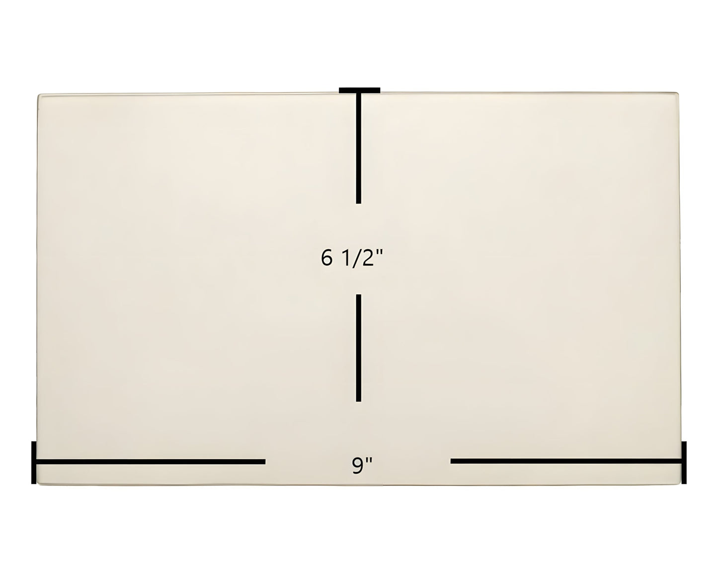 Ceramic Replacement Glass for Blue Ridge 7BSDD Door Glass Replacement - 9" x 6 1/2"