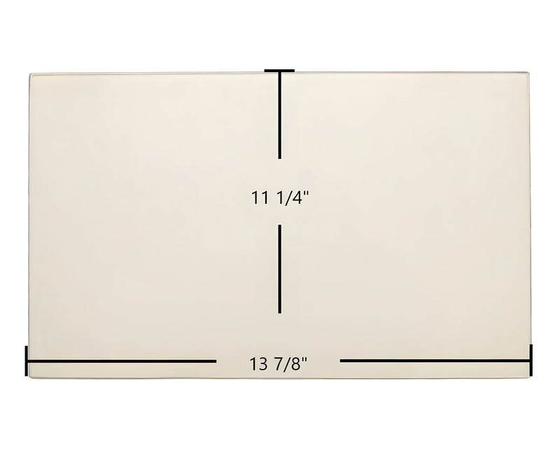 Ceramic Replacement Glass for Breckwell Monticello SPG 9000 Center Door Glass Replacement - 11 1/4" x 13 7/8"