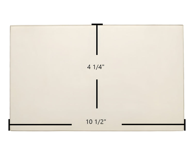 Ceramic Replacement Glass for Breckwell P24I, Cadet P26, P32-I Cadet Door Glass Replacement - 10 1/2" x 4 1/4"