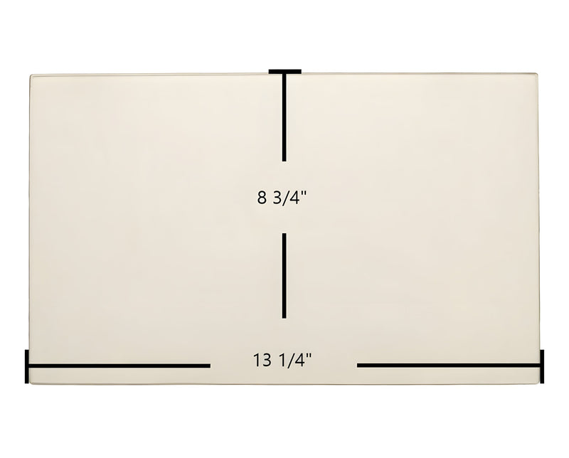 Ceramic Replacement Glass for Breckwell SPC4000 Door Glass Replacement - 13 1/4" x 8 3/4"