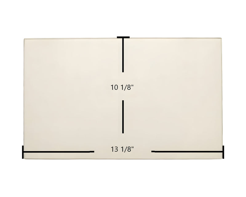 Ceramic Replacement Glass for Caddy Apollo, Caddy Mini Caddy, Caddy Alterna Door Glass Replacement - 13 1/8" x 10 1/8"