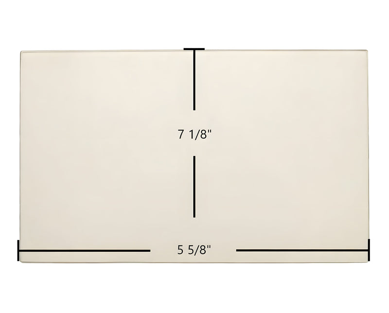 Ceramic Replacement Glass for Carolina I Small Door Glass Replacement - 7 1/8" x 5 5/8"
