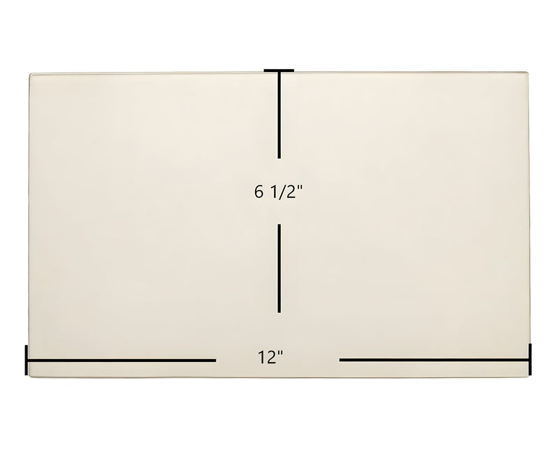 Ceramic Replacement Glass for Carolina Spirit Door Ceramic Glass Panel | 12" x 6 1/2" | Part #12*612 Glass - 12" x 6 1/2"