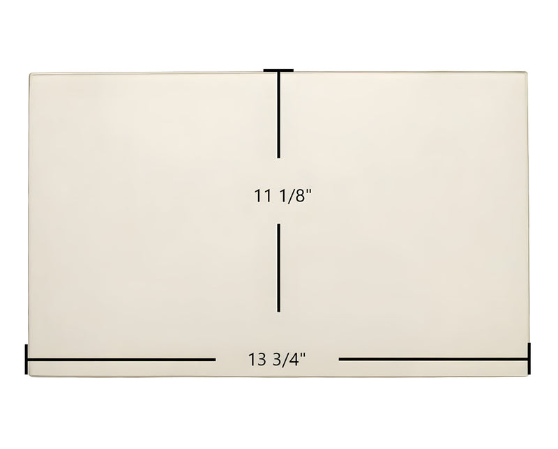 Ceramic Replacement Glass for Castle Stove Door Glass | 13 3/4" x 11 1/8" (720242) - 13 3/4" x 11 1/8"