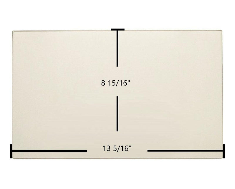 Ceramic Replacement Glass for Century S245E Door Glass - 13 5/16" x 8 15/16"
