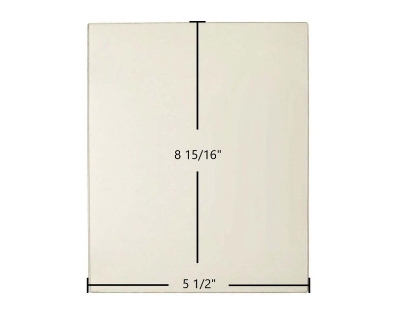 Ceramic Replacement Glass for Coalbrookdale Severn Ceramic Glass Panel - 5 1/2" x 8 15/16"