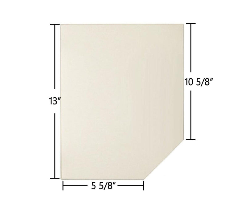 Ceramic Replacement Glass for Country Flame FPD 300 Ceramic Glass Panel - 9 1/16" x 13"