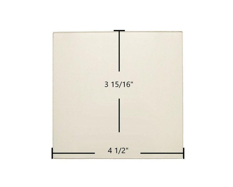 Ceramic Replacement Glass for Dovre 2000 Mini Small, 1800 DV-GL01 Ceramic Glass Panel - 4 1/2" x 3 15/16"