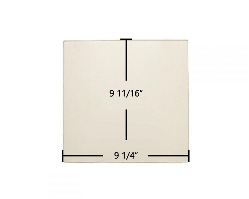 Ceramic Replacement Glass for Drolet CS1200, RC Ceramic Glass Panel - 9 1/4" x 9 11/16"
