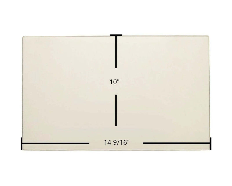 Ceramic Replacement Glass for Drolet Savannah Ceramic Glass Panel - 14 9/16" x 10"