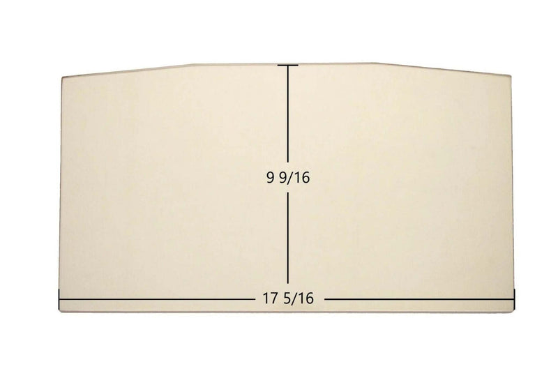 Ceramic Replacement Glass for Dutchwest Steel S31141 Ceramic Glass Panel - 17 5/16" x 9 9/16"