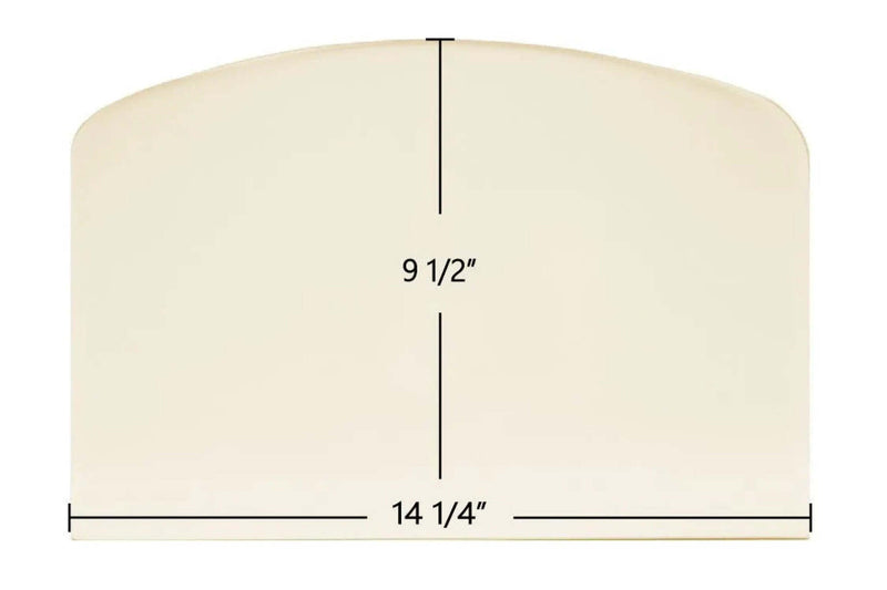 Ceramic Replacement Glass for Earth Stove TP440 Archtop Ceramic Glass Panel | 14 1/4" x 9 1/2" | Part #TP440 - 14 1/4" x 9 1/2" Archtop