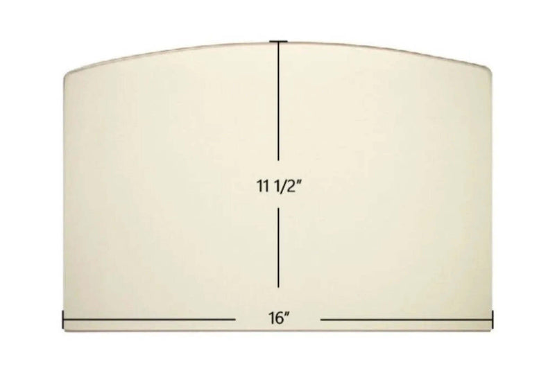 Ceramic Replacement Glass for Efel Harmony 386.65 / Symphony Ceramic Glass Panel | 16" x 11 1/2" | Part #13344 - 16" x 11 1/2"