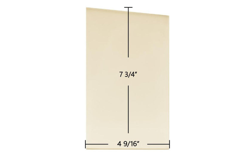 Ceramic Replacement Glass for Energy King Bay 2000 Side Ceramic Glass Panel | 4 9/16" x 7 3/4" | High-Temperature - 4 9/16" x 7 3/4"