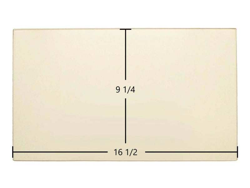 Ceramic Replacement Glass for England's Stove Works Glass Panel (16 1/2" x 9 1/4") | Models 12-FPP, 13-NC, 25-PAH | OEM Part #AC-G17 - 16 1/2" x 9 1/4"