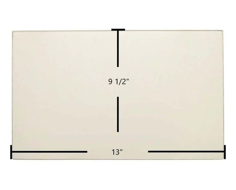 Ceramic Replacement Glass for Enviro P3 Ceramic Front Glass Panel - 13" x 9 1/2"