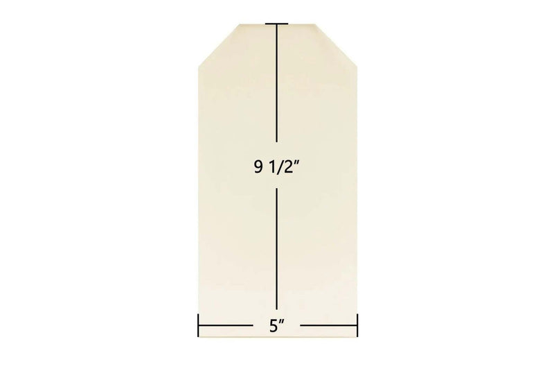 Ceramic Replacement Glass for Garrison 1 Ceramic Glass Panel - 5" x 9 1/2" Archtop