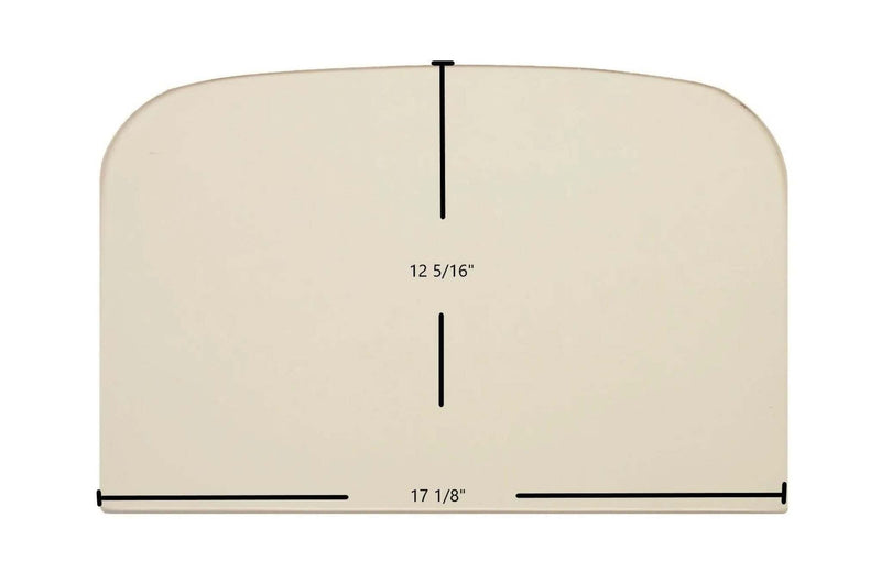 Ceramic Replacement Glass for Harman Oakwood Ceramic Glass Panel (17 1/8" x 12 5/16") - 17 1/8" x 12 5/16" Archtop