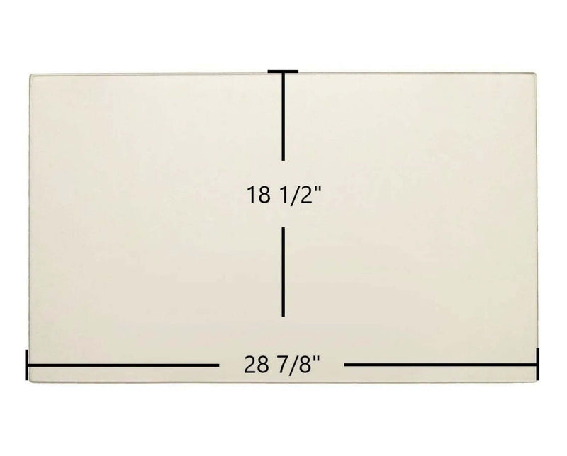 Ceramic Replacement Glass for Harman Shadowlight XL, Serenity II HB35 DV Ceramic Glass Panel (28 7/8" x 18 1/2") | Part #3-40-18502900 - 28 7/8" x 18 1/2"