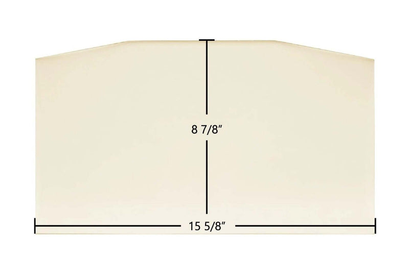Ceramic Replacement Glass for Heritage Cartier 1 & Renaissance 1 Ceramic Glass Panel - 15 5/8" x 8 7/8"