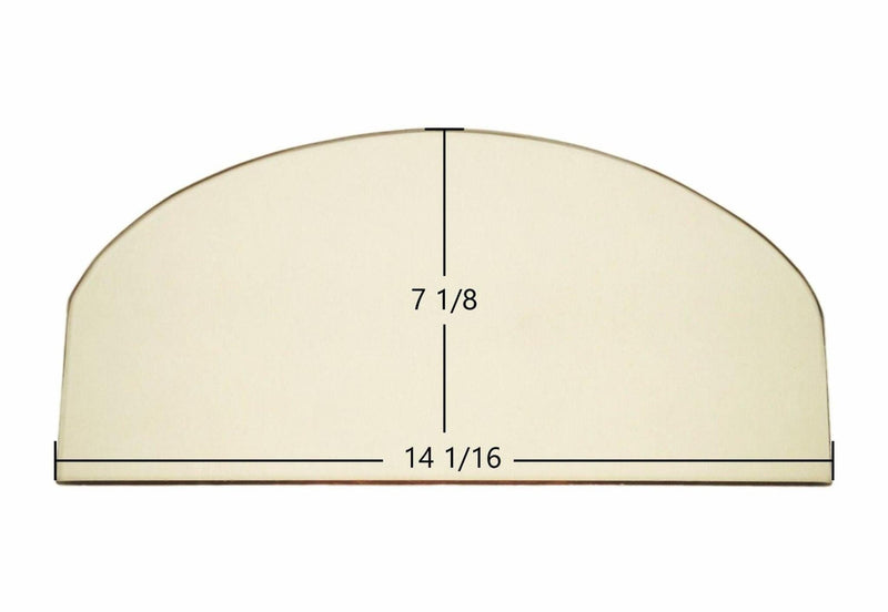 Ceramic Replacement Glass for Jotul #3 Ceramic Glass Panel - 14 1/16" x 7 1/8"