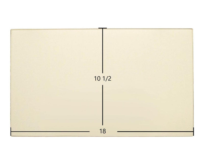 Ceramic Replacement Glass for Jotul Alpha Ceramic Glass Panel - 18" x 10 1/2"