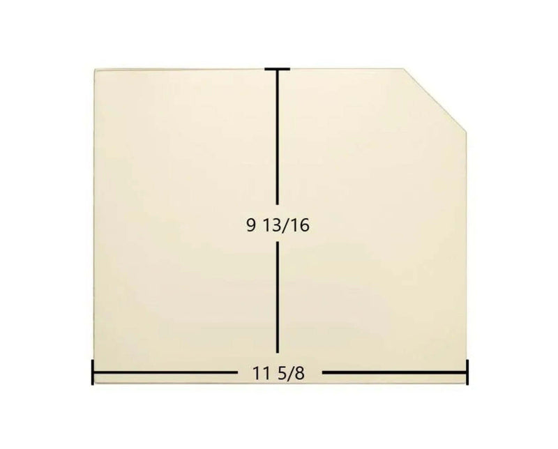 Ceramic Replacement Glass for Jotul C 450 Kennebec / Tamarack Ceramic Glass Panel - 11 5/8" x 9 13/16"