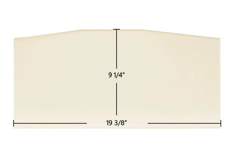Ceramic Replacement Glass for Jotul C350 Winterport Ceramic Glass Panel - 19 3/8" x 9 1/4"