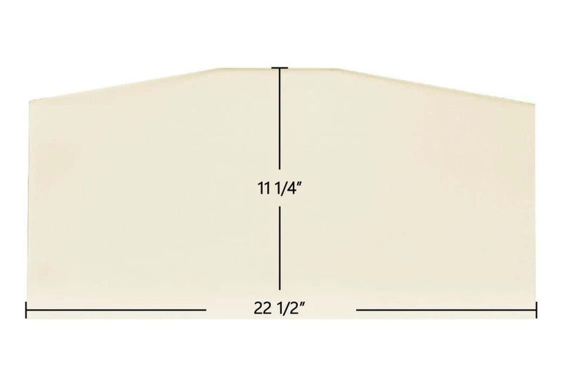 Ceramic Replacement Glass for Jotul C550 Rockland Ceramic Glass Panel - 22 1/2" x 11 1/4"