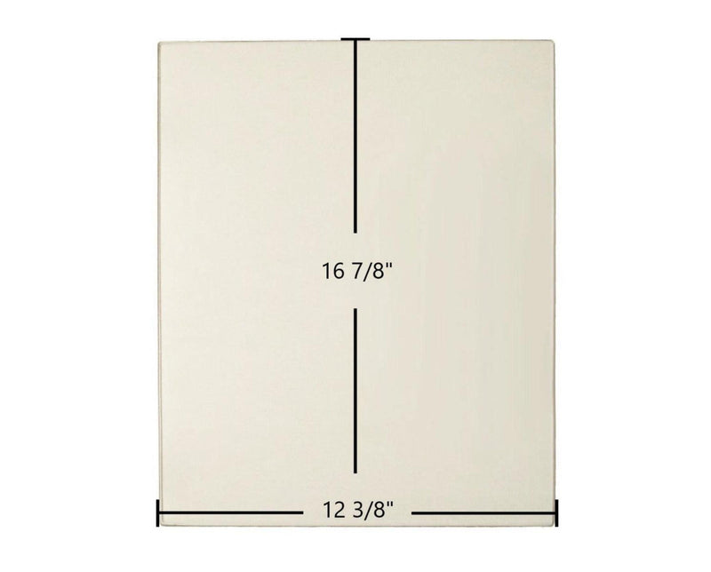 Ceramic Replacement Glass for Jotul F 160-Series & F 260 Ceramic Glass Panel - 12 3/8" x 16 7/8"
