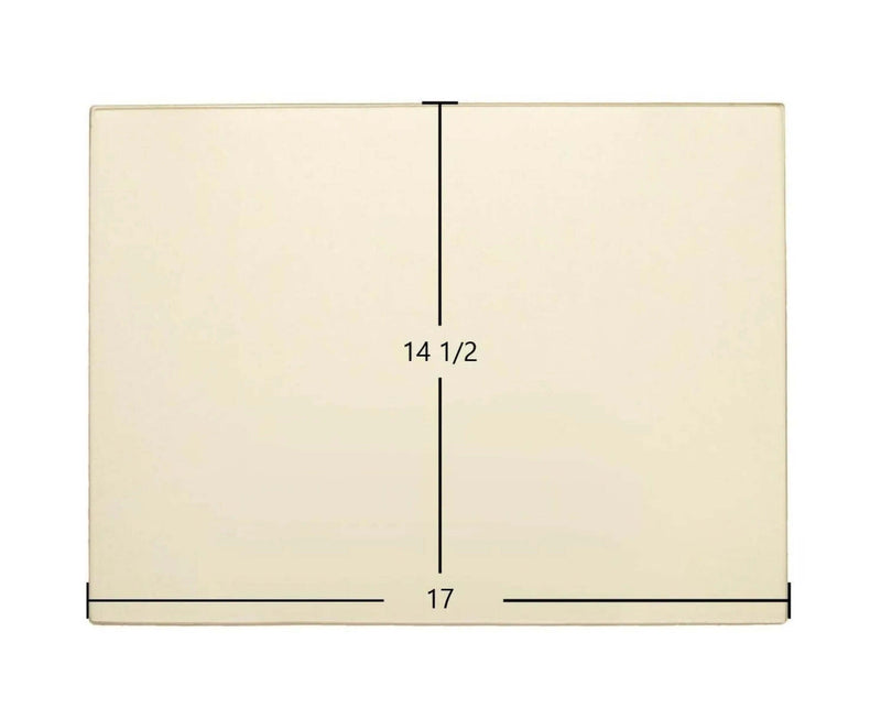 Ceramic Replacement Glass for Jotul GF 200 DV Lillehammer & GF 300 BV/DV Allagash Ceramic Glass Panel - 17" x 14 1/2"