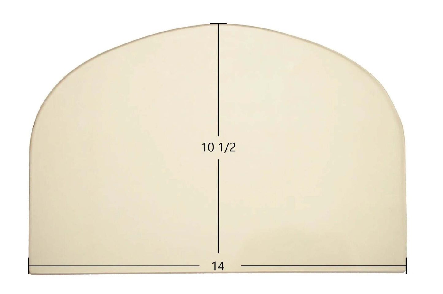 Ceramic Replacement Glass for Jotul Series 8, 8AD, 8AP, 8TDC, 8TDIC2 Ceramic Glass Panel - 14" x 10 1/2"