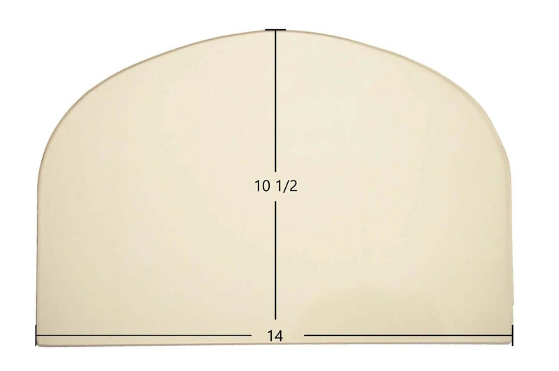 Ceramic Replacement Glass for Jotul Series 8, 8AD, 8AP, 8TDC, 8TDIC2 Ceramic Glass Panel - 14" x 10 1/2"
