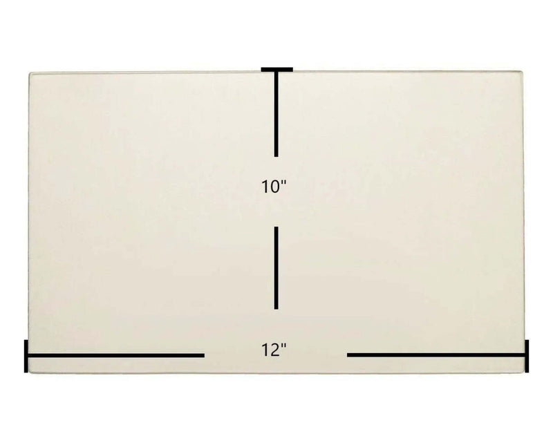 Ceramic Replacement Glass for Kozy Heat G101 Ceramic Glass Panel - 12" x 10"