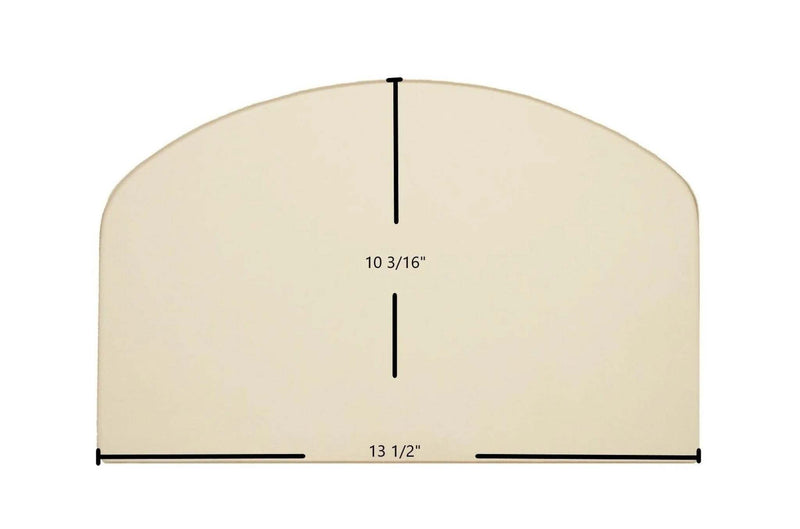 Ceramic Replacement Glass for Leisure Line Pioneer Ceramic Glass Panel - 13 1/2" x 10 3/16"
