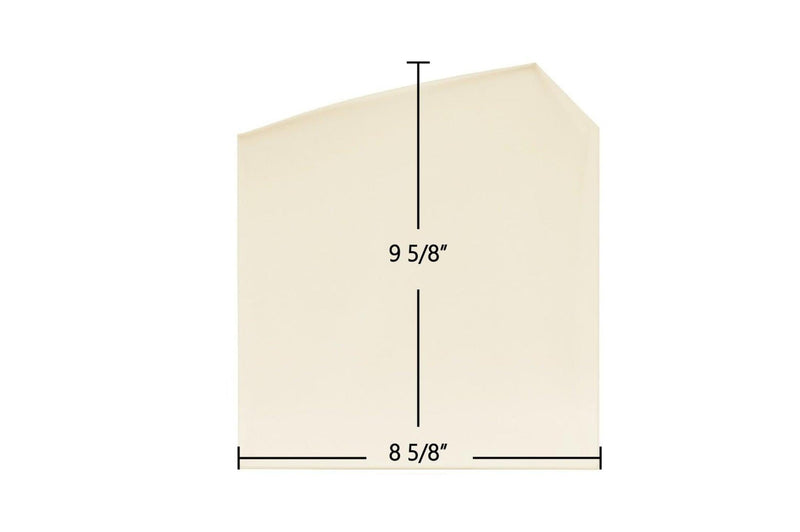 Ceramic Replacement Glass for Lopi 440 / 380 / 520 / LX / FL / X / SX Large Double Door Ceramic Glass Panel - 8 5/8" x 9 5/8"