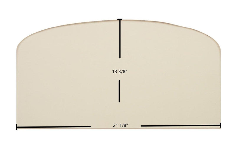 Ceramic Replacement Glass for Lopi Cape Cod Ceramic Glass Panel - 21 1/8" x 13 3/8"