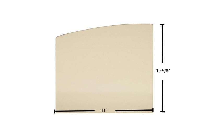 Ceramic Replacement Glass for Lopi Flush Insert / Declaration Ceramic Glass Panel - 11" x 10 5/8"